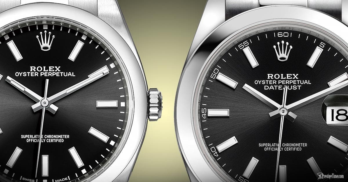 Rolex DateJust Versus Rolex Oyster Perpetual