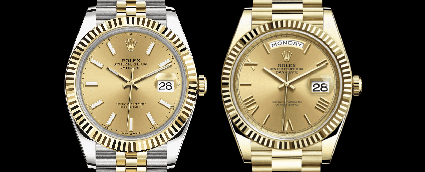 Rolex Date-Just Versus Rolex Day-Date